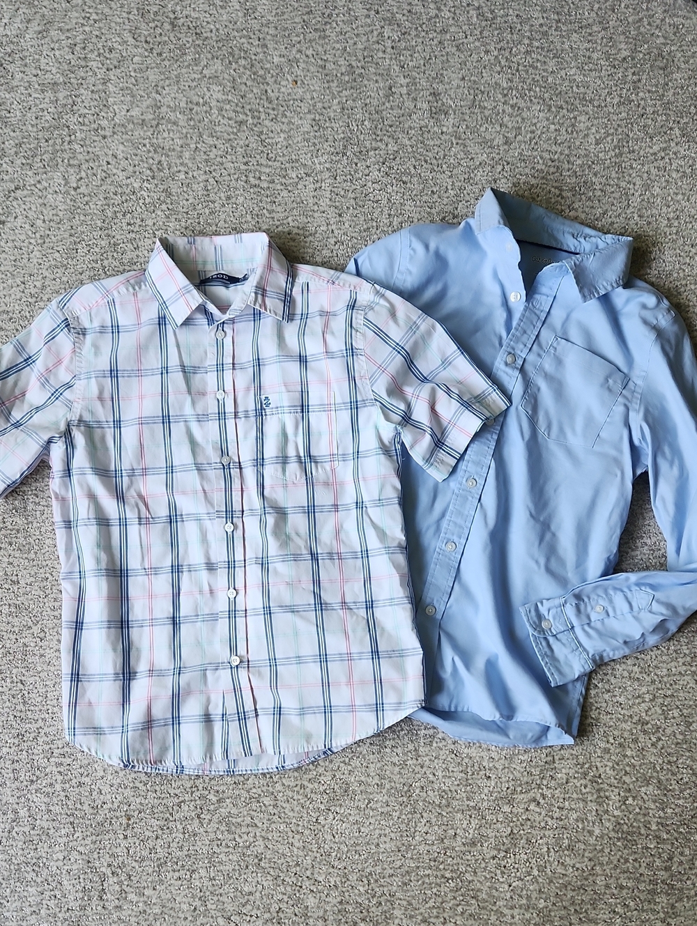 Boys Button-up Dress Shirt Bundle - Size Boys Large